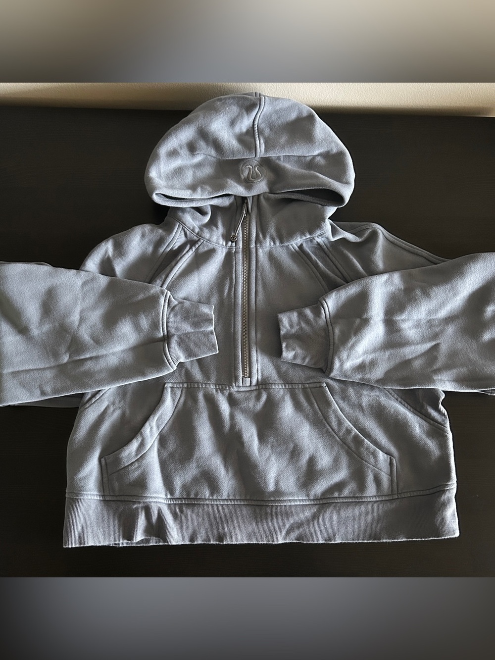Lululemon Scuba Oversized Half Zip Hoodie - Solar Grey (Size medium/large)
